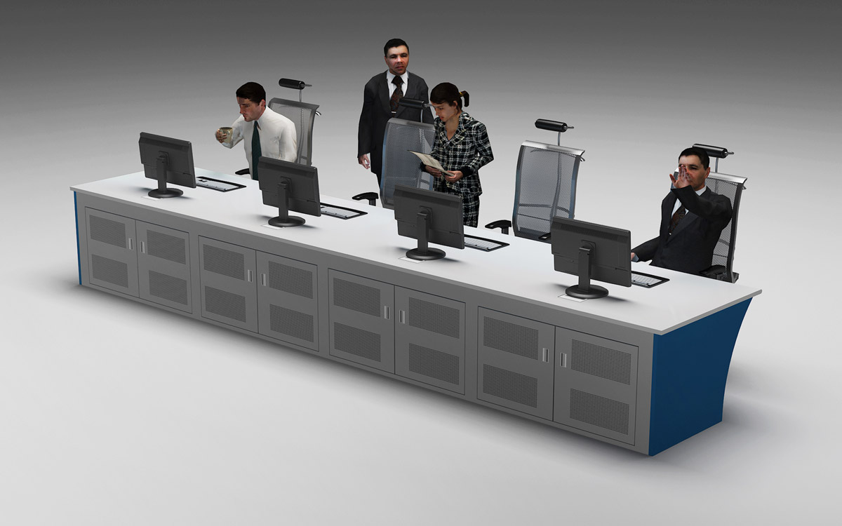 機(jī)柜操作臺設(shè)計效果圖